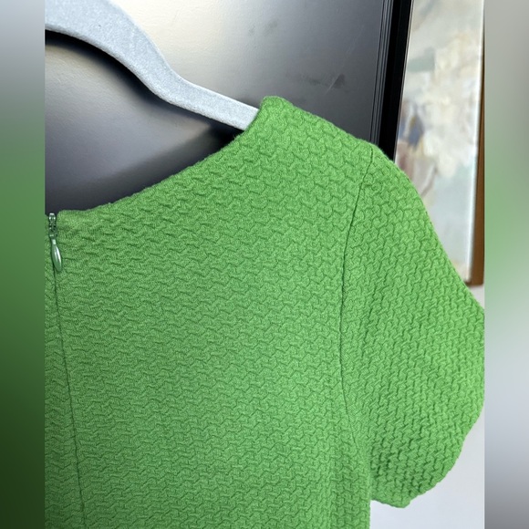 Ganni Textured Green Dress - Picture 4 of 6